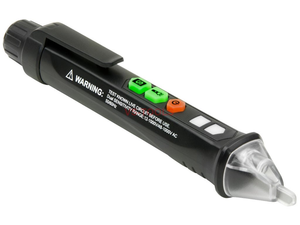 NonContact Voltage Detector Pen Tester Flashlight NCV 121000V